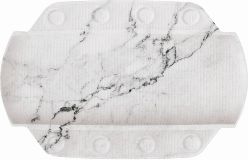 Badehovedpude Marmor Ergonomisk Antiskrid PVC 32x22 cm 1 stk.