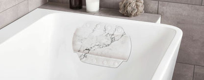 Badehovedpude Marmor Ergonomisk Antiskrid PVC 32x22 cm 1 stk.