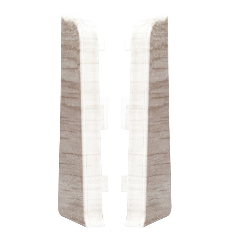 Endekap til Gulvlister 70x100 mm Beige Trælook 2 stk.