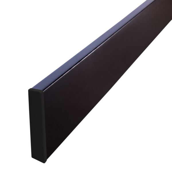 Endekappe til Gulvlister Avilia Sort PVC 2 stk.