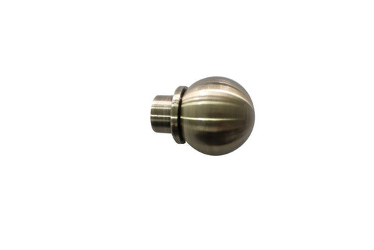 GoodHome Antiki 19 mm afslutning kugle basic i antik messing