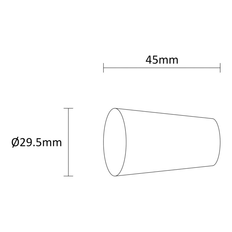 GoodHome Athens 16 mm afslutning kielich basic