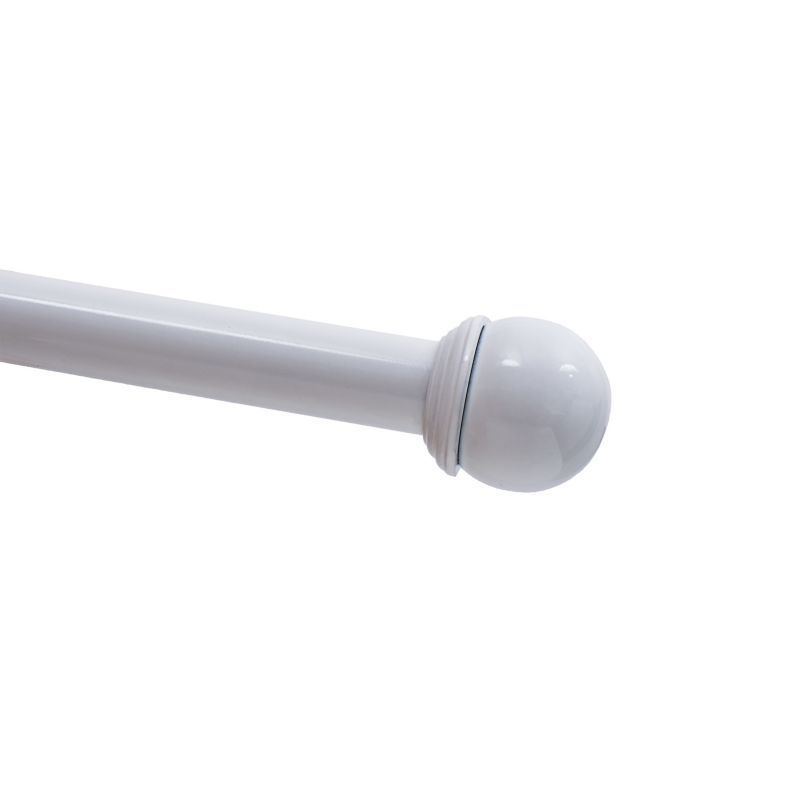 Endestykke til gardinstang Gałka Max hvid 19 mm 1 stk.
