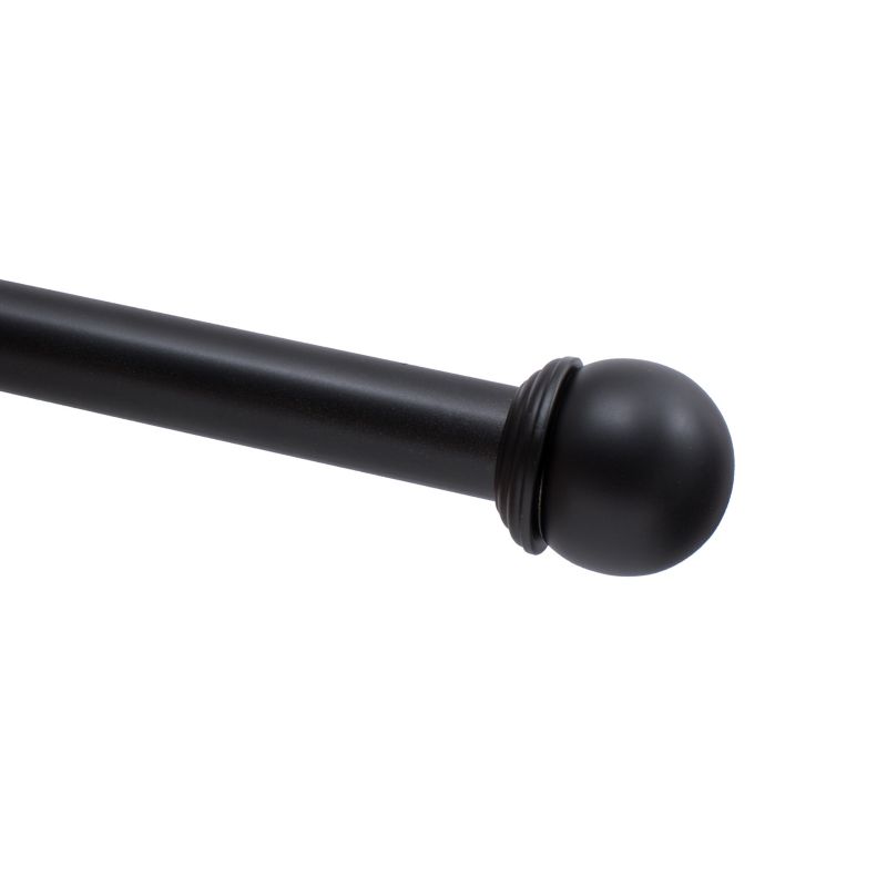 Mat-sort karnisefinish Gałka Max 19 mm, 1 stk.