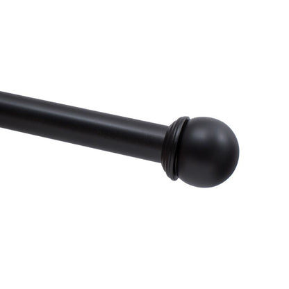Mat-sort karnisefinish Gałka Max 19 mm, 1 stk.