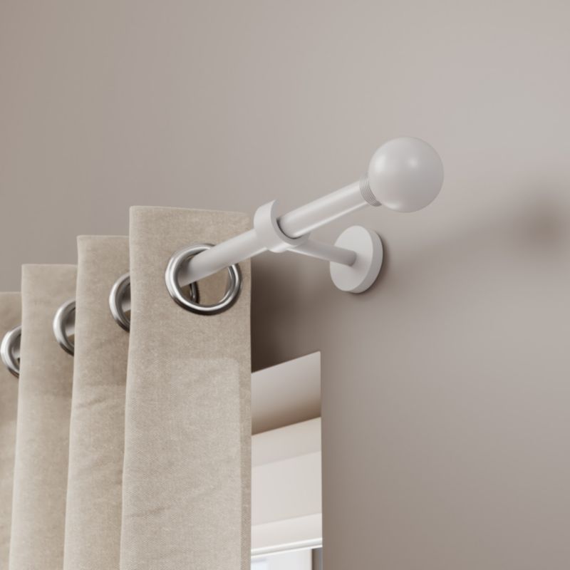 Endestykke til gardinstang Goodhome Anafi frostet 19 mm