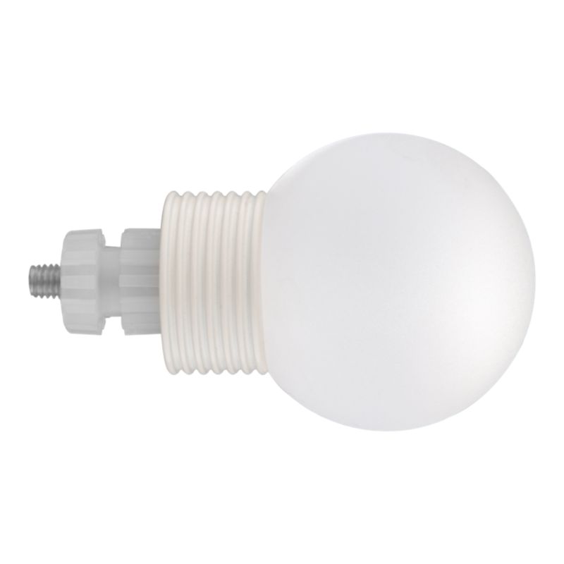 Endestykke til gardinstang Goodhome Anafi frostet 19 mm