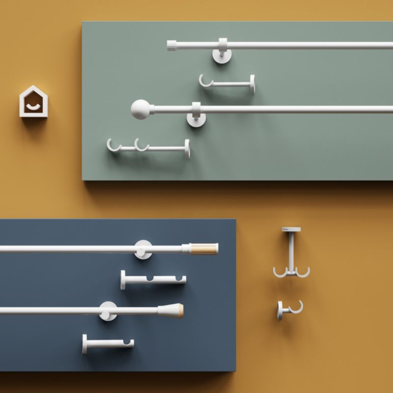 Endestykke til gardinstang GoodHome Anafi Torch 19 mm