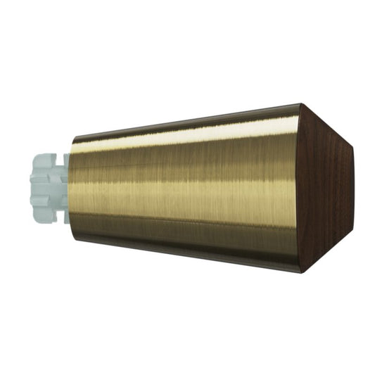 Endestykke til gardinstang Goodhome Antiki Bi-finish Tulip 19 mm