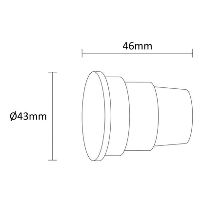 Afslutning til gardinstang Goodhome Antiki Stepped 19 mm