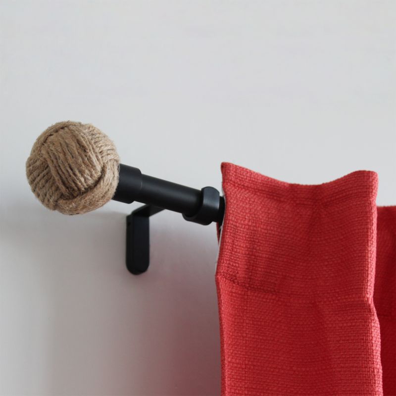 Endestykke til gardinstang GoodHome Araxos Rope 19 mm