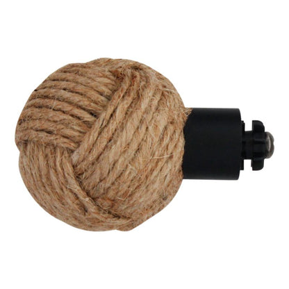 Endestykke til gardinstang GoodHome Araxos Rope 19 mm