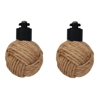 Endestykke til gardinstang GoodHome Araxos Rope 19 mm