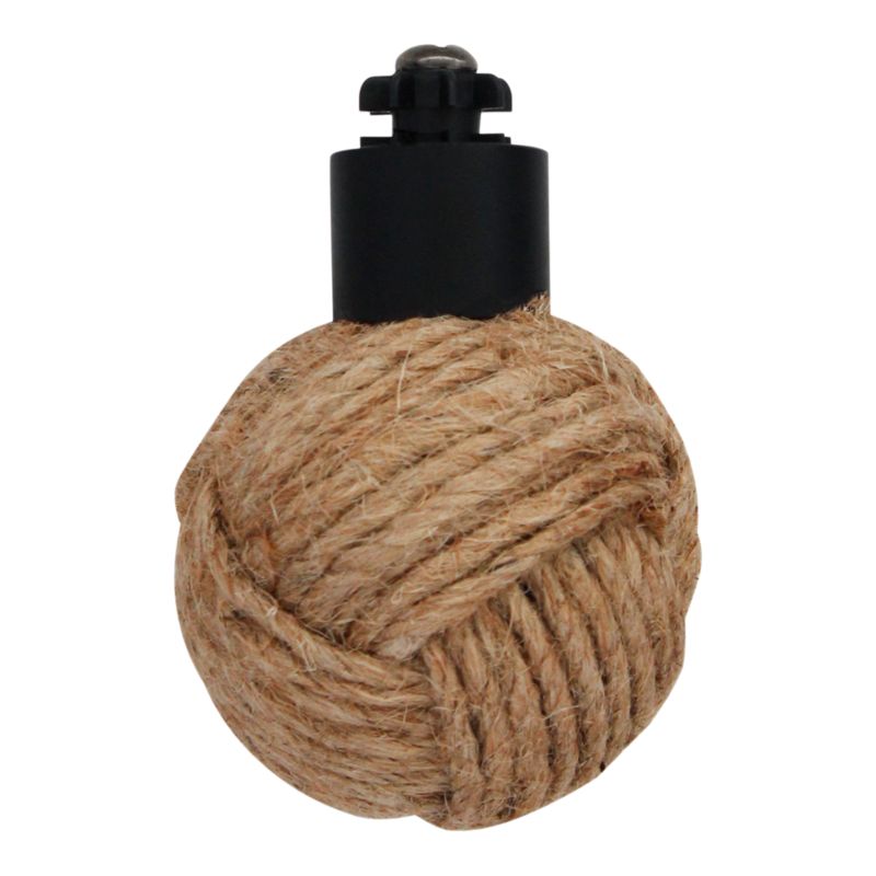 Endestykke til gardinstang GoodHome Araxos Rope 19 mm