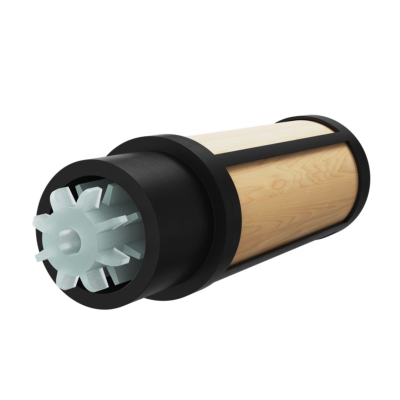 Endestykke til gardinstang GoodHome Araxos Torch 19 mm