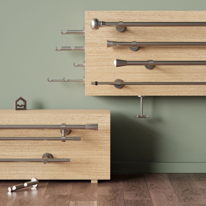 Endestykke til gardinstang GoodHome Athens Lined 16 mm