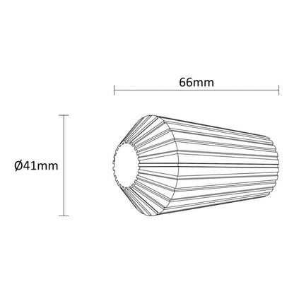 Goodhome Athens Tulip gardinstangenderør 19 mm