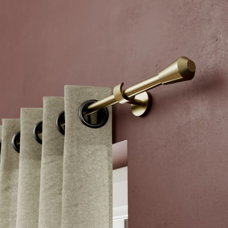 Endestykke til gardinstang GoodHome Elasa BI-finish Tulipan 19 mm