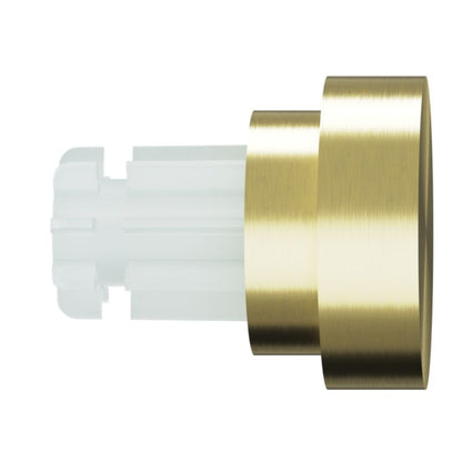 Gardinstangafslutning GoodHome Elasa Prop 19 mm Guld
