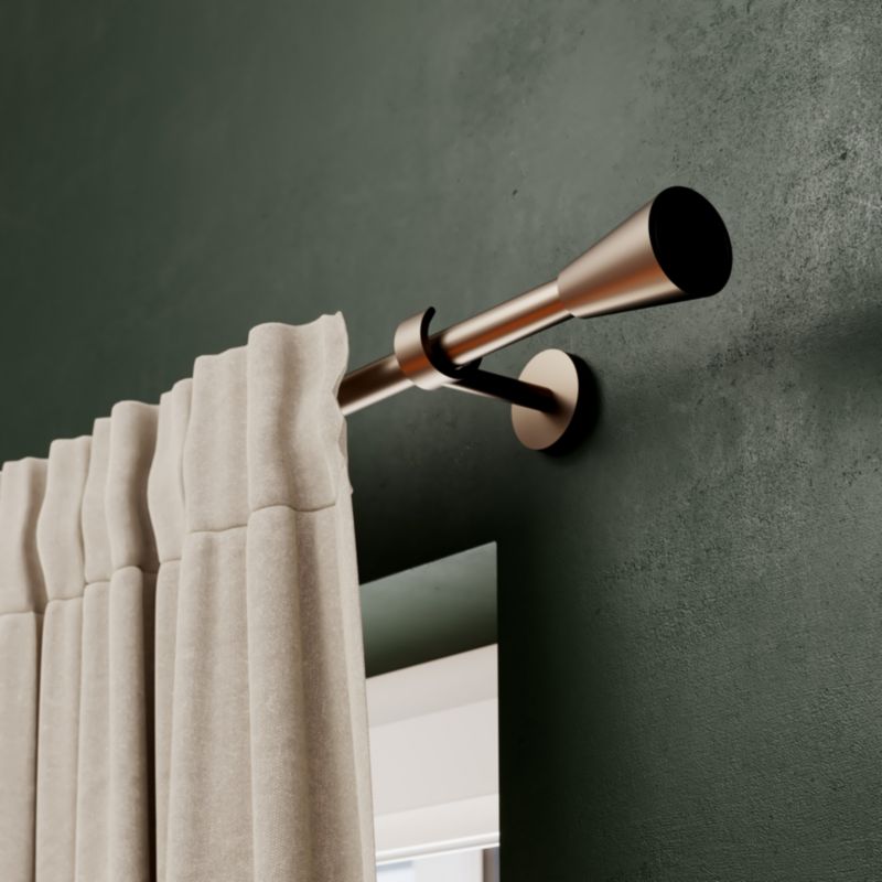 Endestykke til gardinstang GoodHome Kozani kegle 19 mm