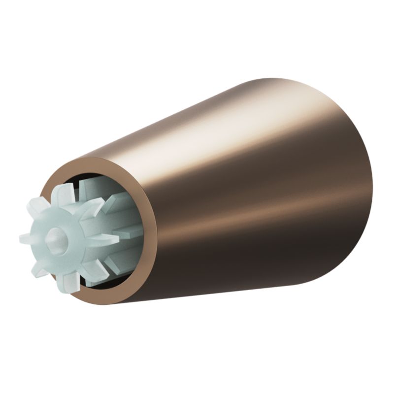 Endestykke til gardinstang GoodHome Kozani kegle 19 mm