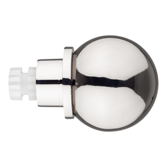 Endestykke til gardinstang GoodHome Olympe kugle 19 mm