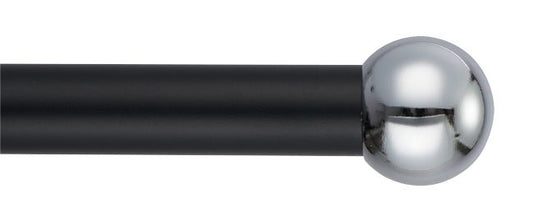 Endestykke til gardinstang kugle 19 mm krom