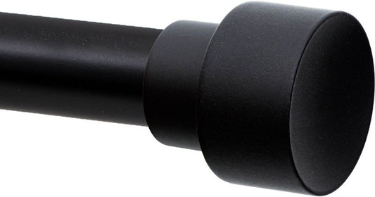 Endestykke til gardinstang Slick 19 mm mat-sort