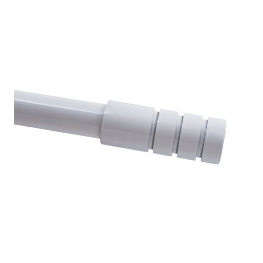 Endestykke til gardinstang Techno hvid 19 mm 1 stk.