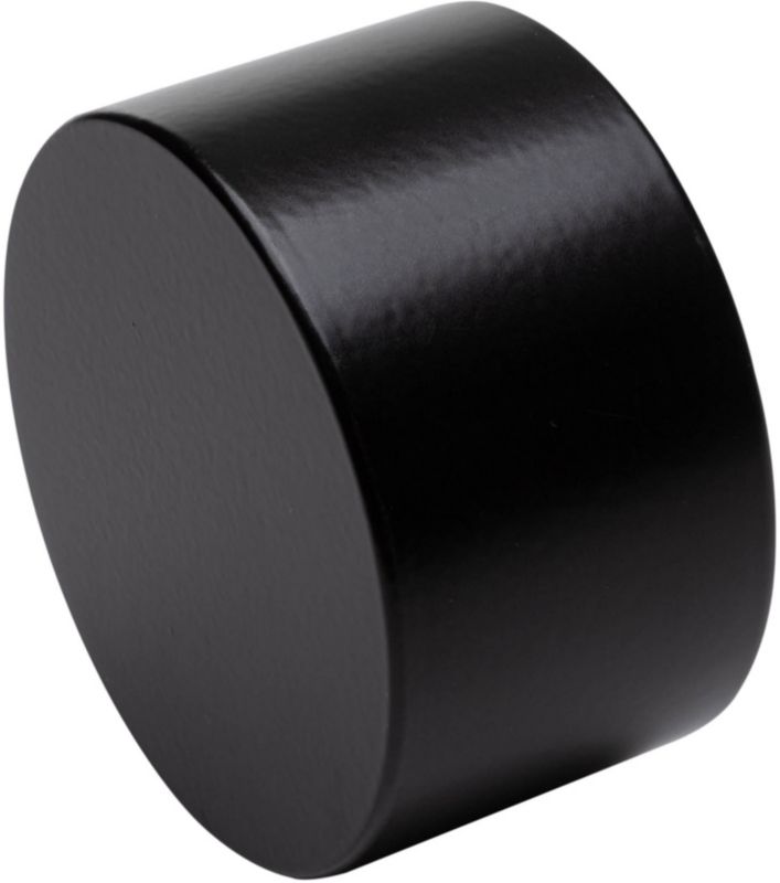 Sort Kornik gelænderafslutning 50 mm i rustfrit stål