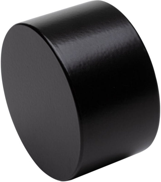 Sort Kornik gelænderafslutning 50 mm i rustfrit stål