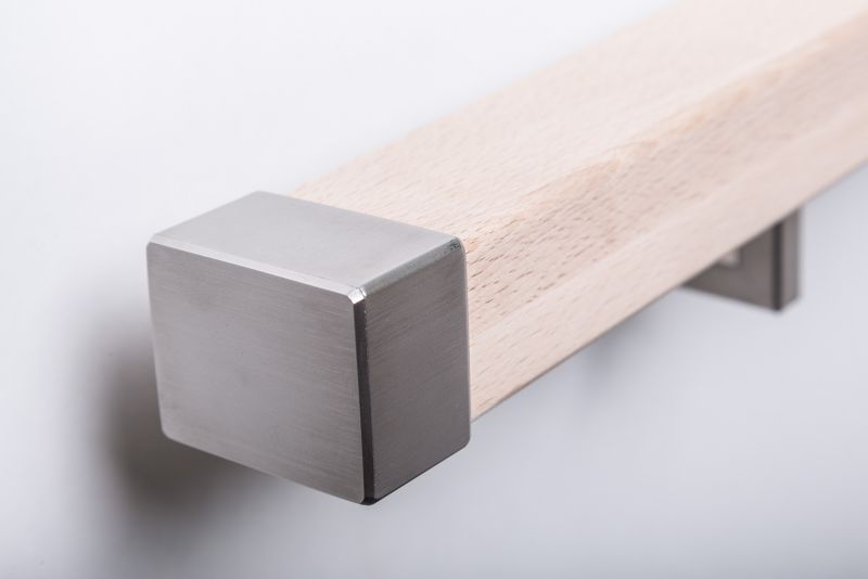 Håndliste Endestykke 37x47 mm Rustfrit Stål