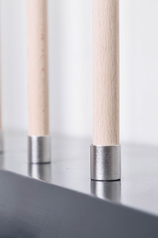 Rustfrit stål afslutning til baluster Kornik 20 mm