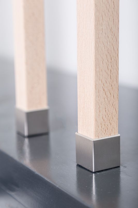 Rustfri afslutning til balustre Kornik 22 x 22 mm, 4 stk.