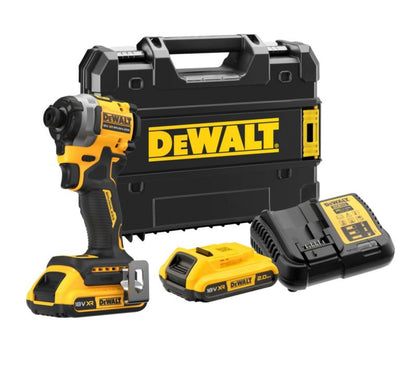 DeWalt 18 V XR slagboremaskine med 2 x 2 Ah batterier