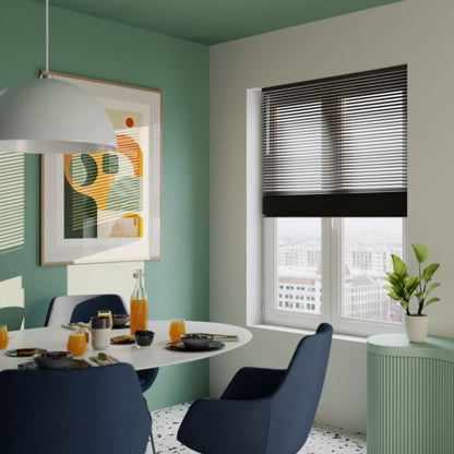 GoodHome aluminiumsjalusi Colours Studio 180 x 180 cm mat-sort
