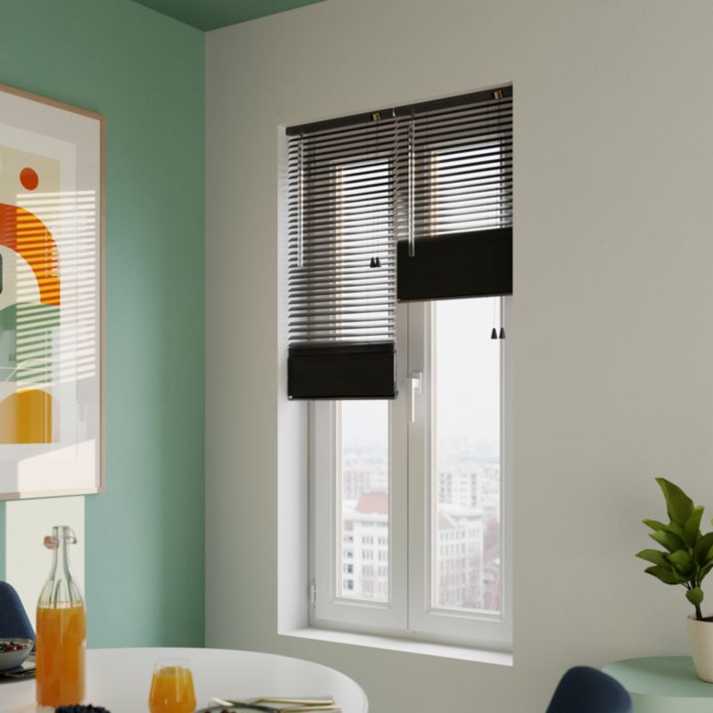 GoodHome aluminiumsjalusi Colours Studio 45 x 180 cm mat-sort