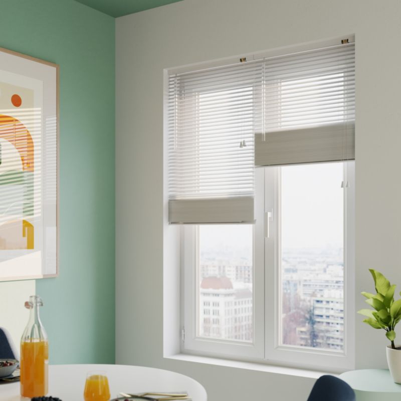 GoodHome aluminiumsjalusi Colours Studio 60 x 180 cm hvid