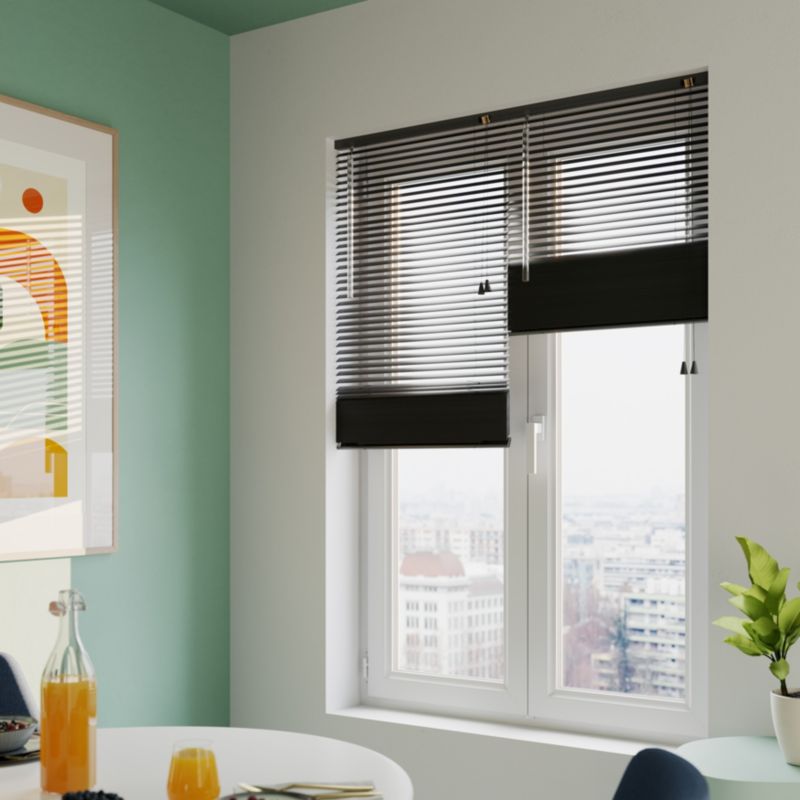 GoodHome aluminiumsjalusi Colours Studio 60 x 180 cm sort