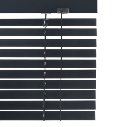 GoodHome Cana træpersienne 45 x 180 cm sort