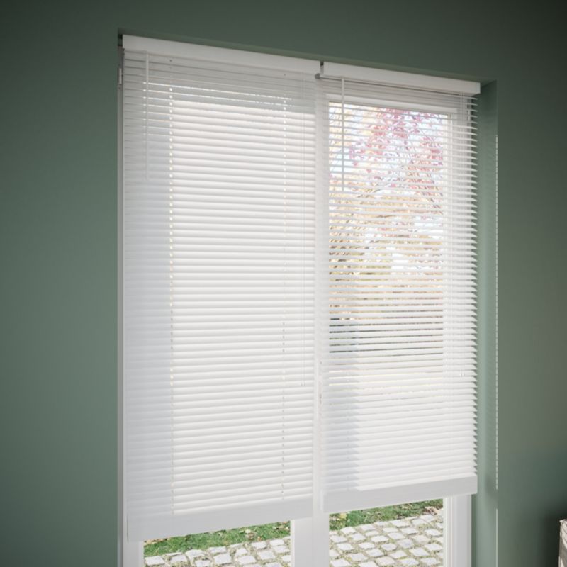 GoodHome Cana træpersienne 75 x 240 cm hvid