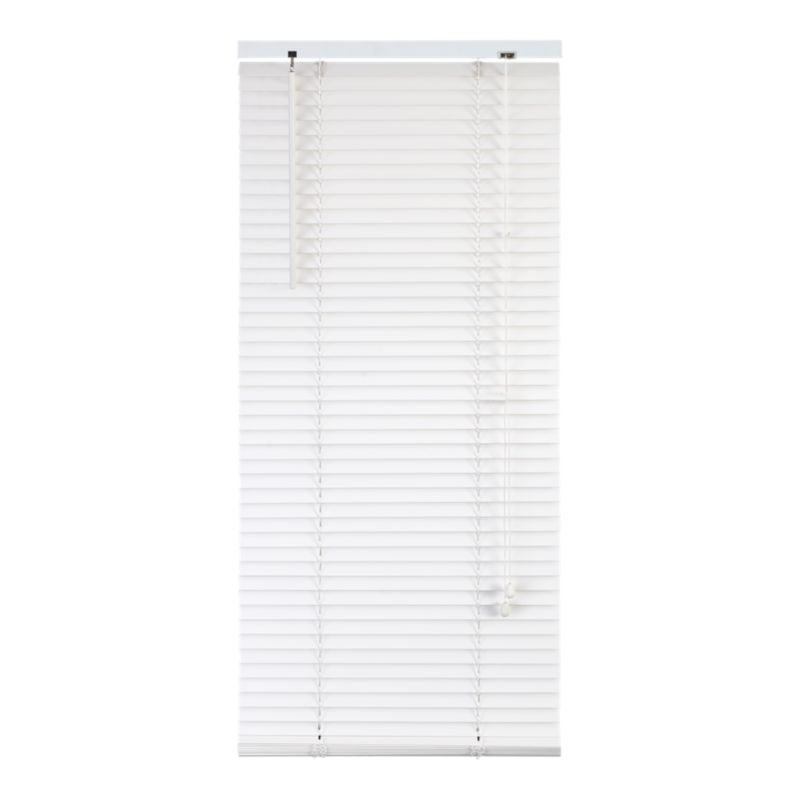 GoodHome Cana træpersienne 75 x 240 cm hvid