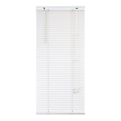 GoodHome Cana træpersienne 75 x 240 cm hvid