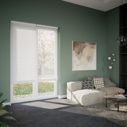GoodHome Cana træpersienne 75 x 240 cm hvid