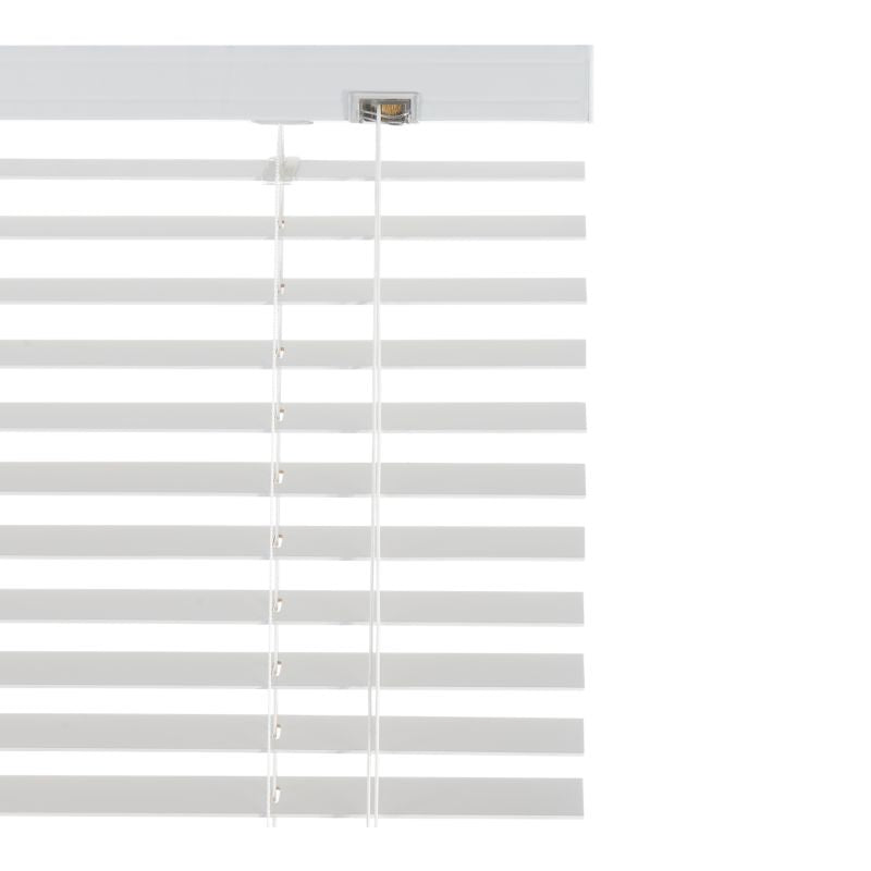GoodHome Cana træpersienne 75 x 240 cm hvid