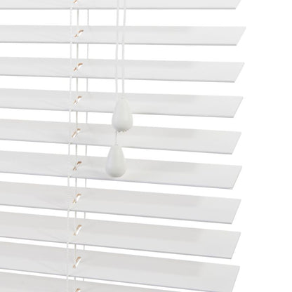 GoodHome Cana træpersienne 75 x 240 cm hvid