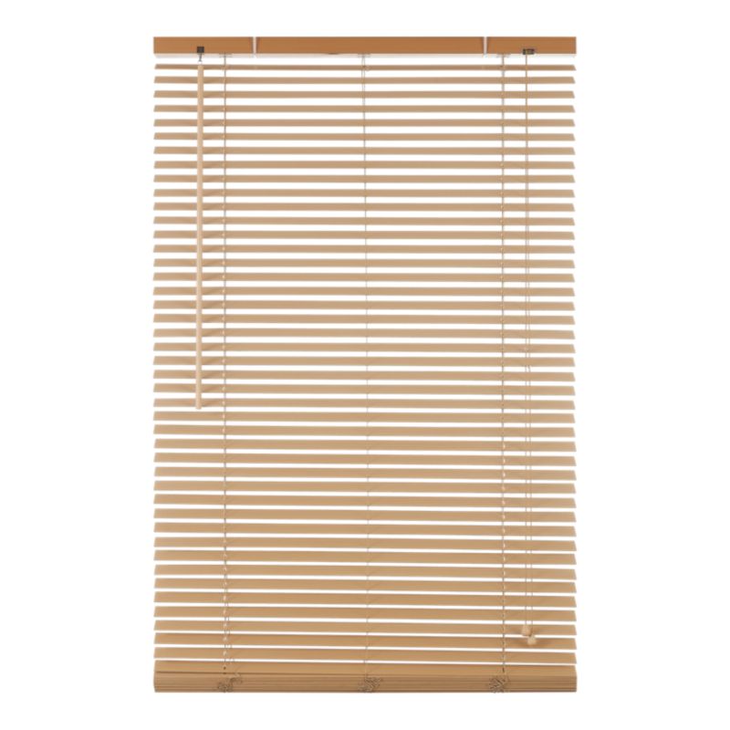 GoodHome Cana træpersienne 75 x 240 cm lys eg