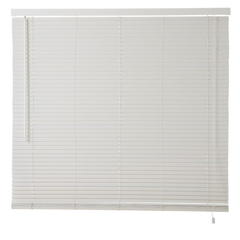 GoodHome træpersienne Colours Cana 160 x 180 cm hvid