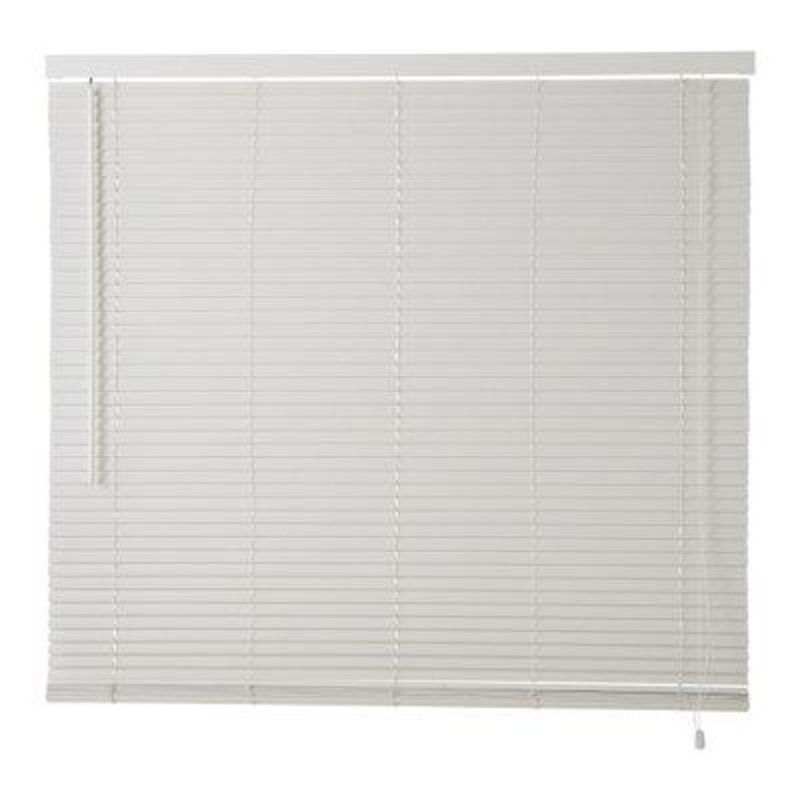 GoodHome træpersienne Colours Cana 160 x 180 cm hvid