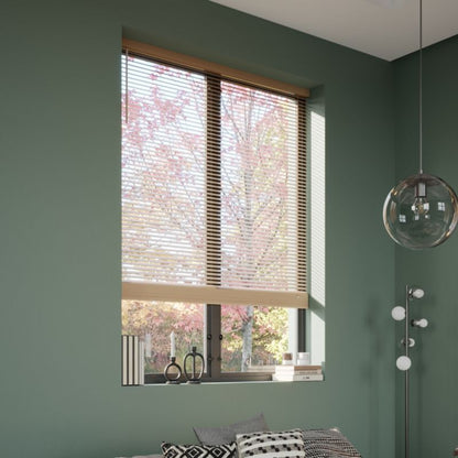 GoodHome træpersienne Colours Cana 160 x 180 cm lys brun